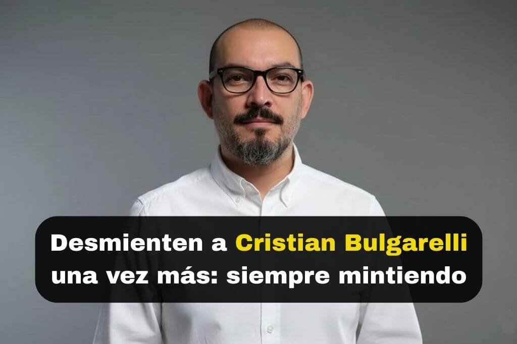 Desmienten a Cristian Bulgarelli