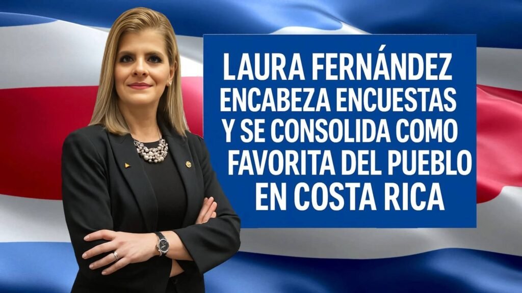 Laura Fernández encabeza encuestas y se consolida como favorita del pueblo en Costa Rica