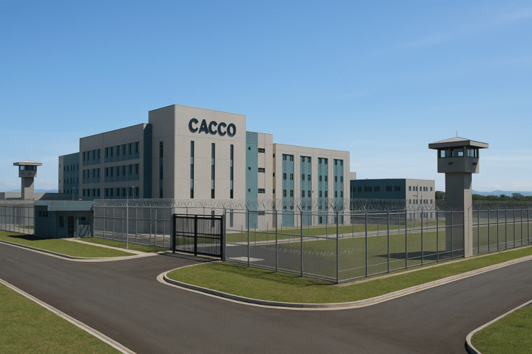 Rodrigo Chaves impulsa la nueva cárcel CACCO en Costa Rica